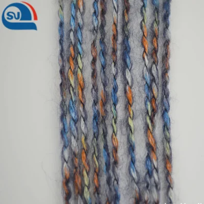 Filato di lana mohair per maglioni, maglioni, 65% P, 13% N, 16% A, 6% V (Oeko-tex100/GRS/BCI/GOTS)